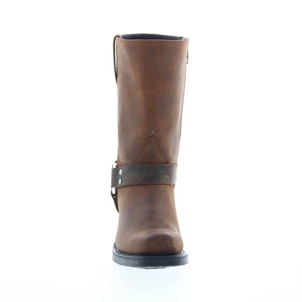 Jama Old West Womens Harness Boot Brown Boots (NWT) - Picture 2 of 4